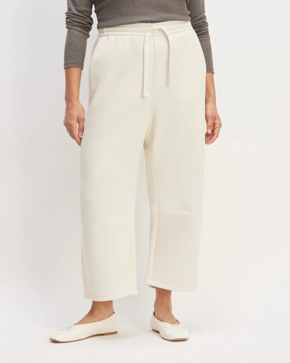 The ReTrack Barrel Sweatpant | Bone - Image 3