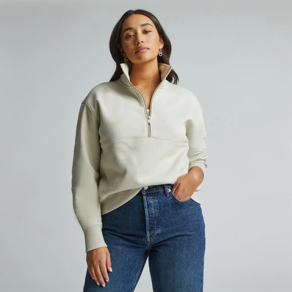 The ReTrack Half-Zip Sweatshirt | Pelican