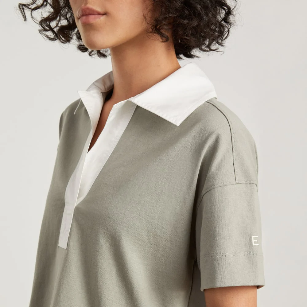 The Retro Jersey Polo | Smoke / Bone - Image 4