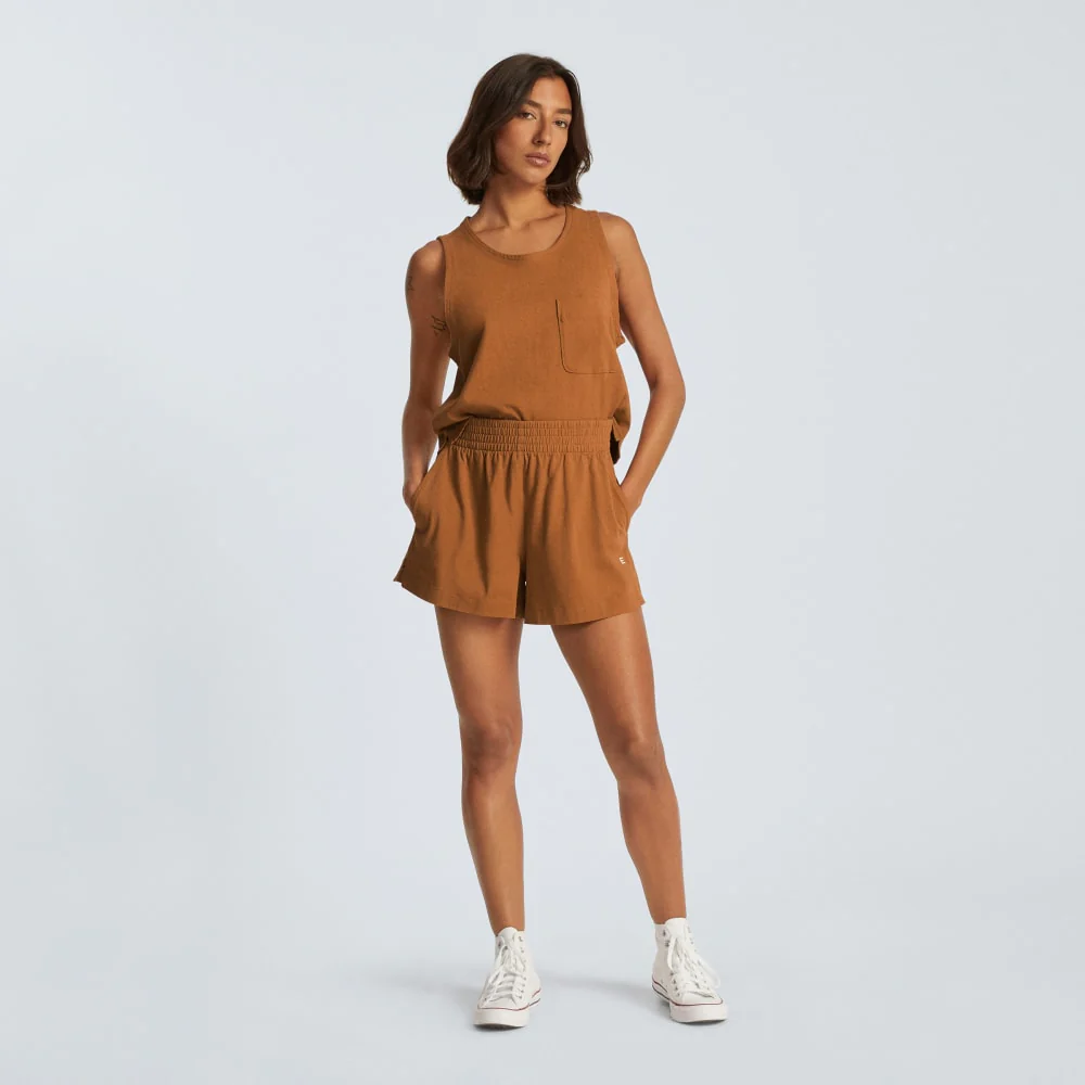 The Retro Jersey Short | Tawny Brown - Image 5