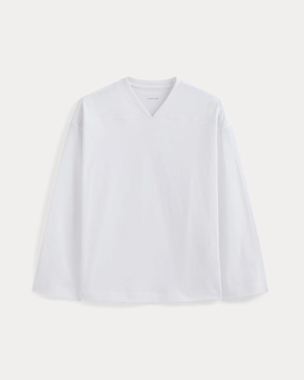 Retro V-Neck Jersey | White - Image 2
