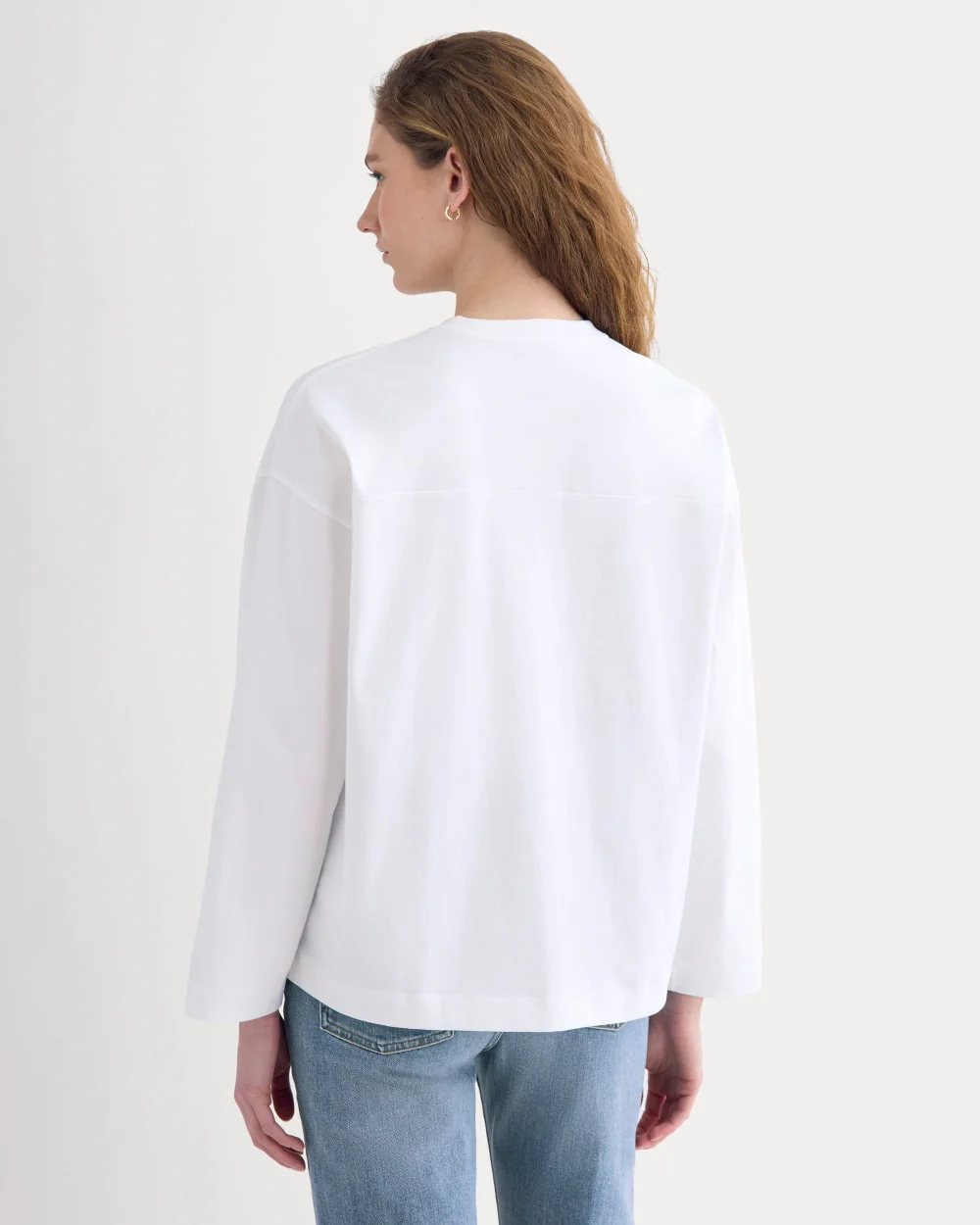 Retro V-Neck Jersey | White - Image 5