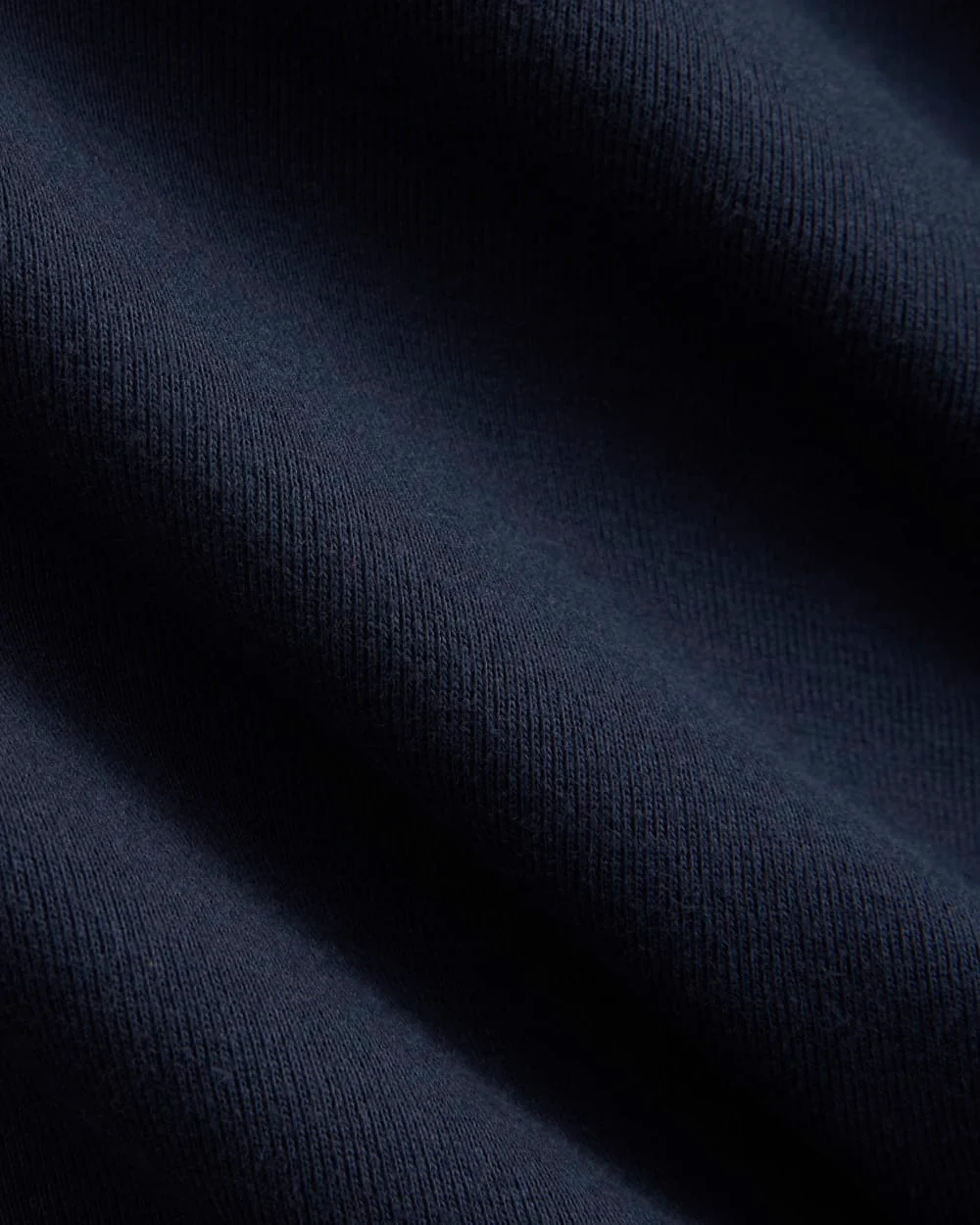RetroSoft Cotton Square-Neck Tee | Navy - Image 2