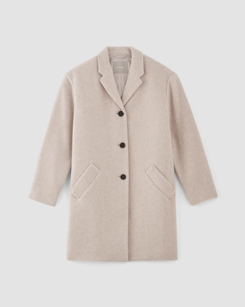 The Italian ReWool® Cocoon Coat | Oat - Image 2