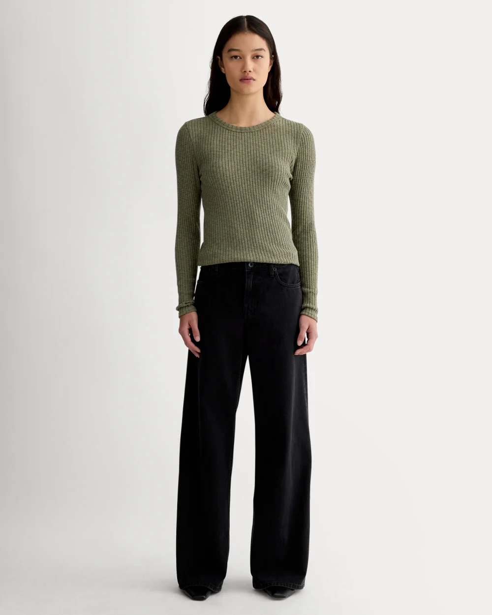 The Cozy Rib Long-Sleeve Tee | Kalamata - Image 3