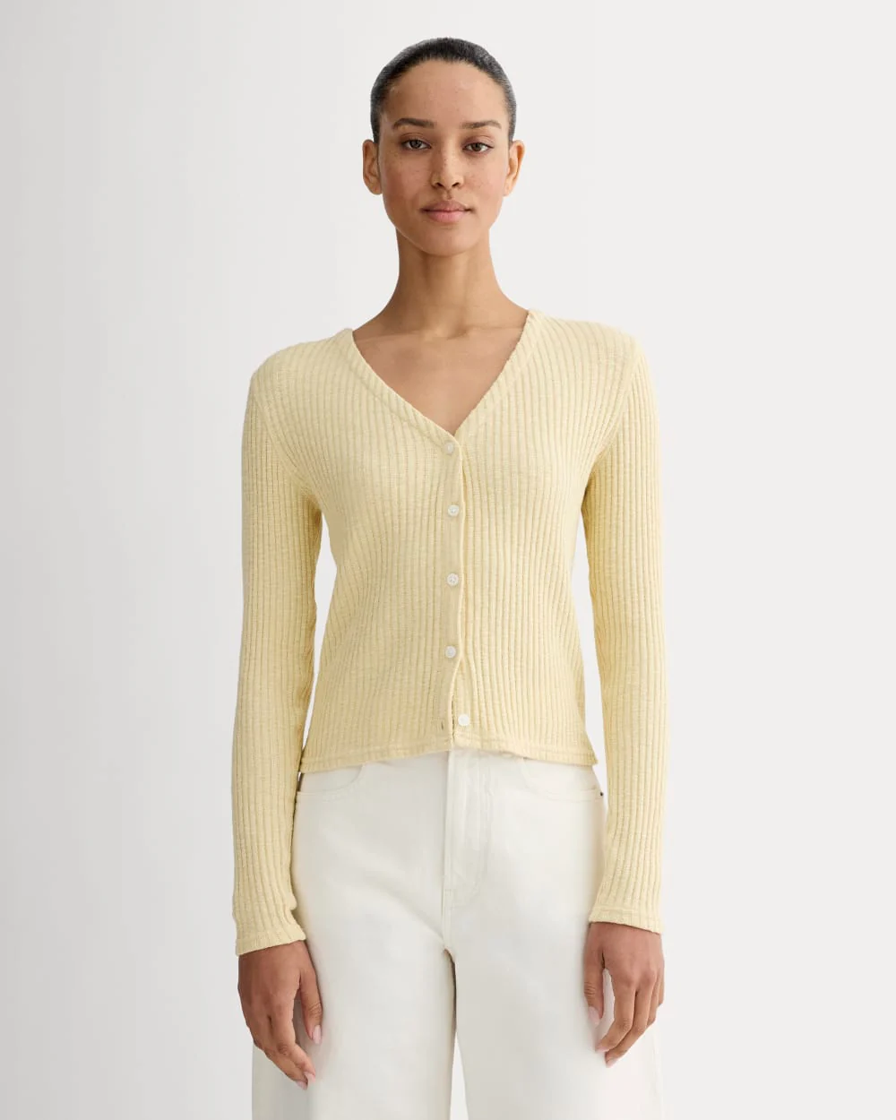 The Cozy Rib Cardigan | Banana Crepe