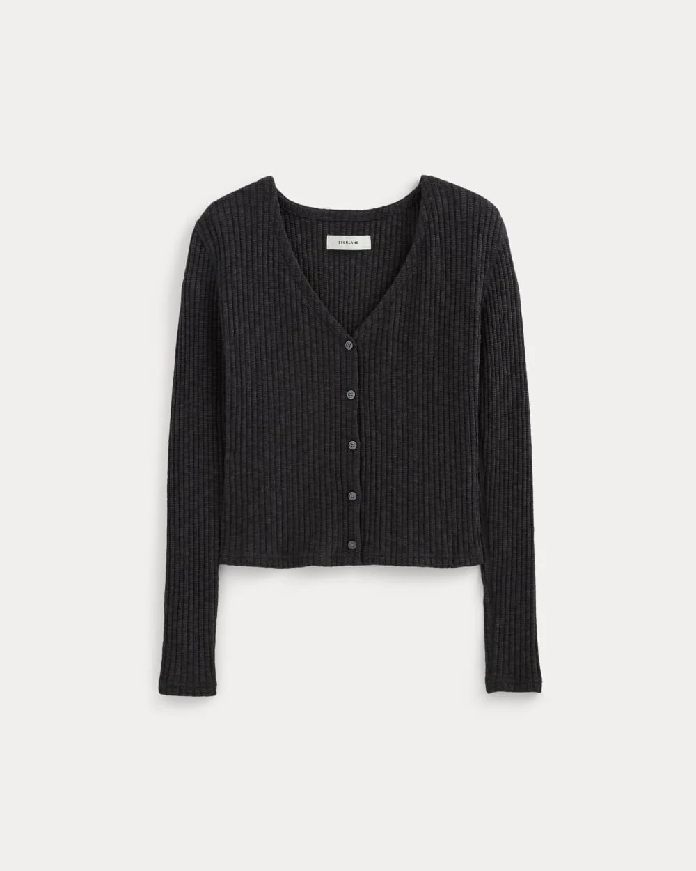 The Cozy Rib Cardigan | Black - Image 2