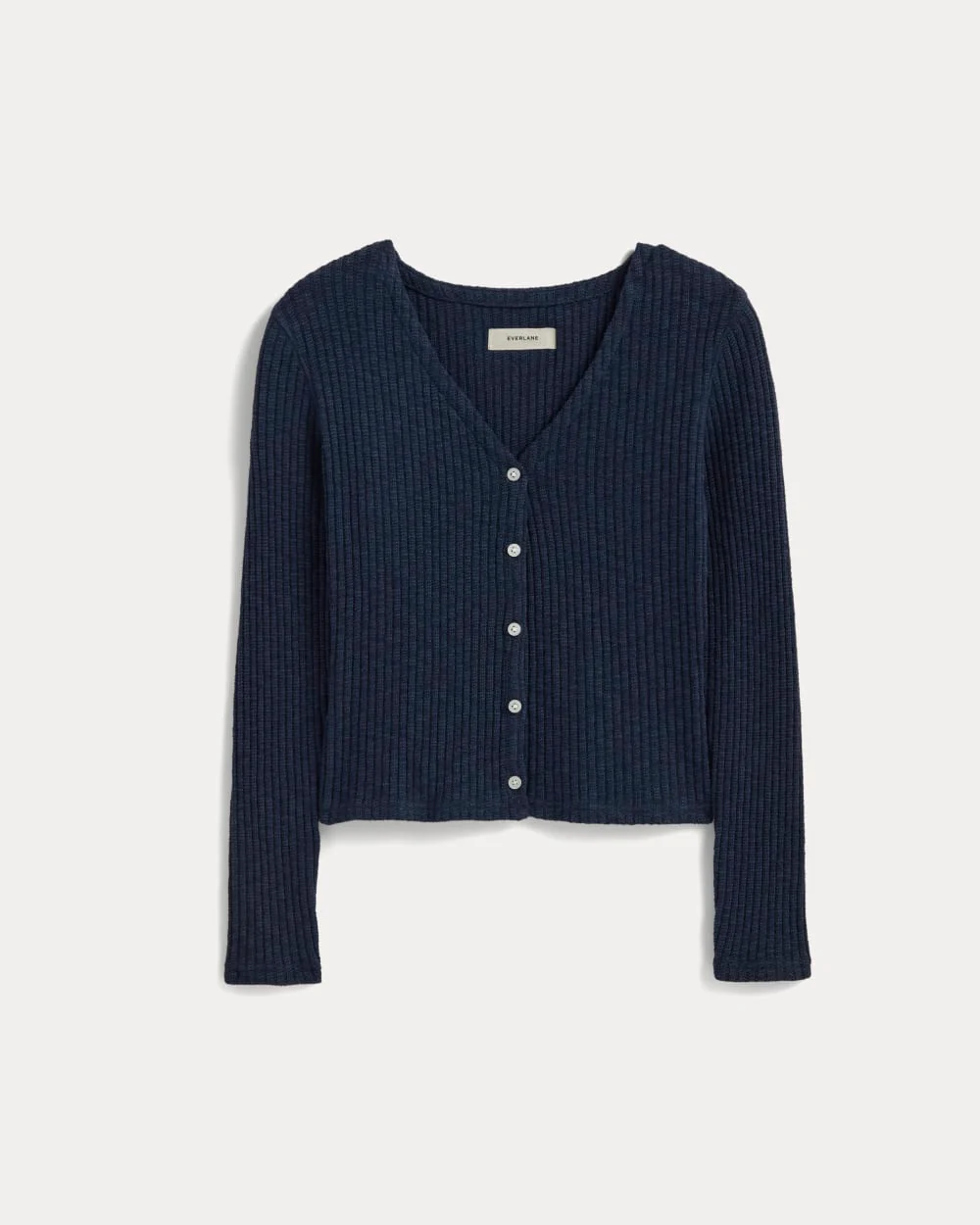 The Cozy Rib Cardigan | Navy - Image 2