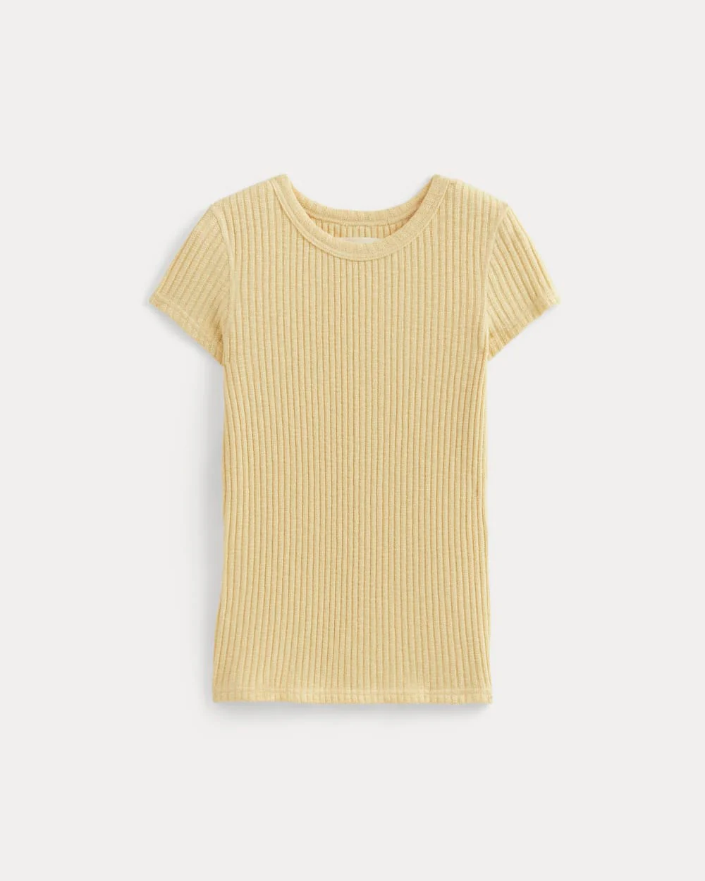 The Cozy Rib Tee | Banana Crepe - Image 2
