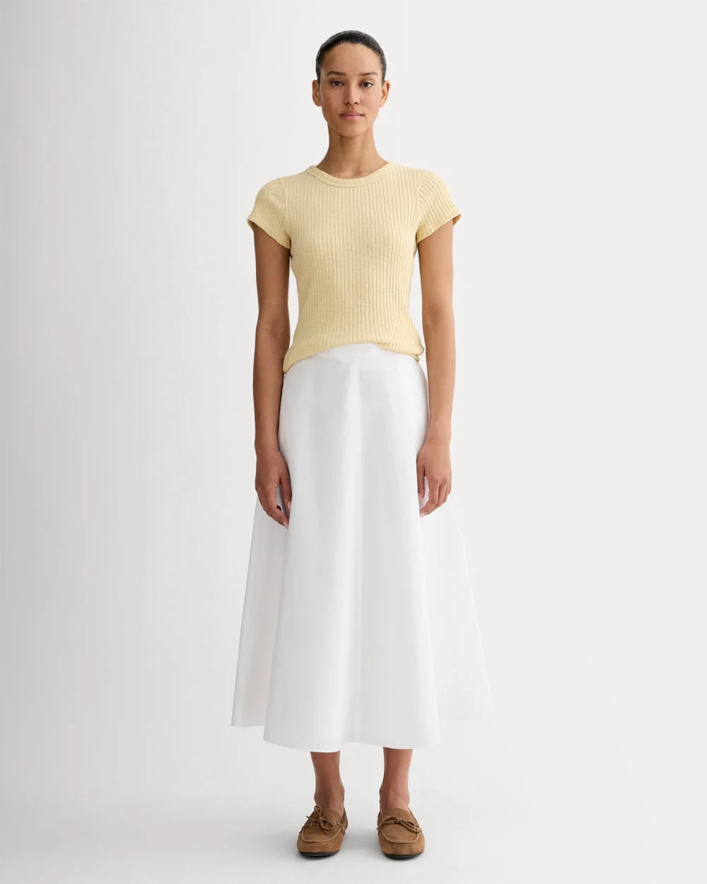 The Cozy Rib Tee | Banana Crepe - Image 3