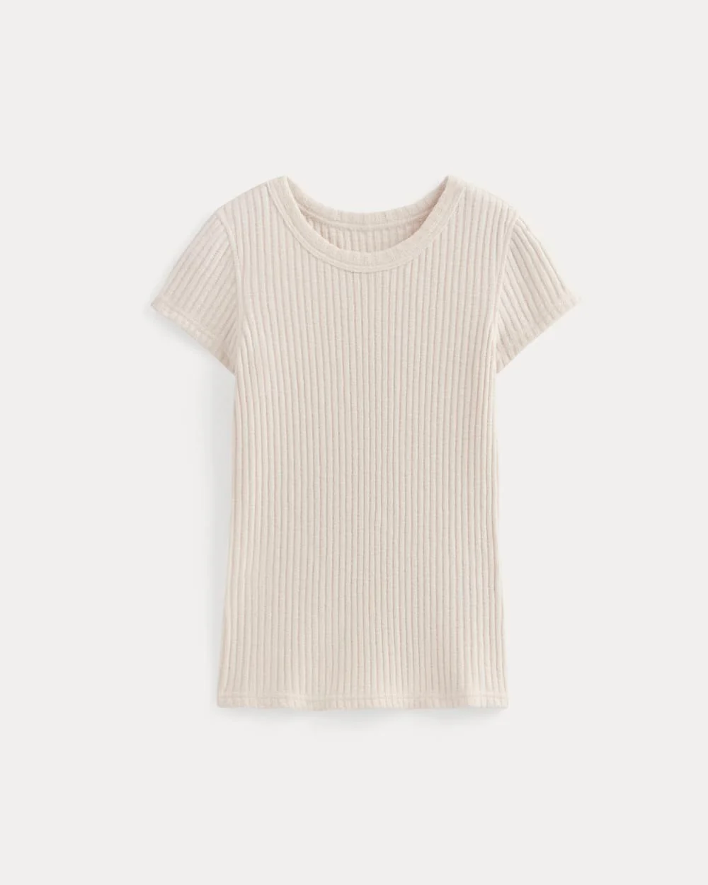 The Cozy Rib Tee | Bone - Image 2