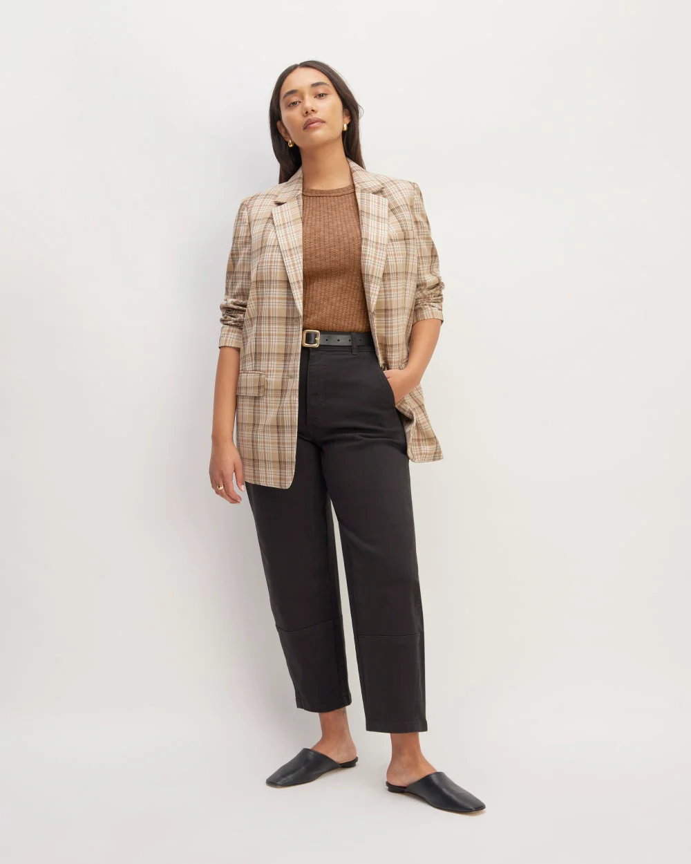 The Cozy Rib Tee | Carob Brown - Image 3