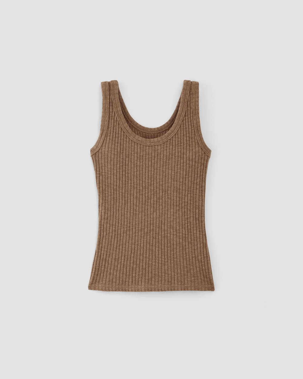 The Cozy Rib Tank | Carob Brown - Image 2
