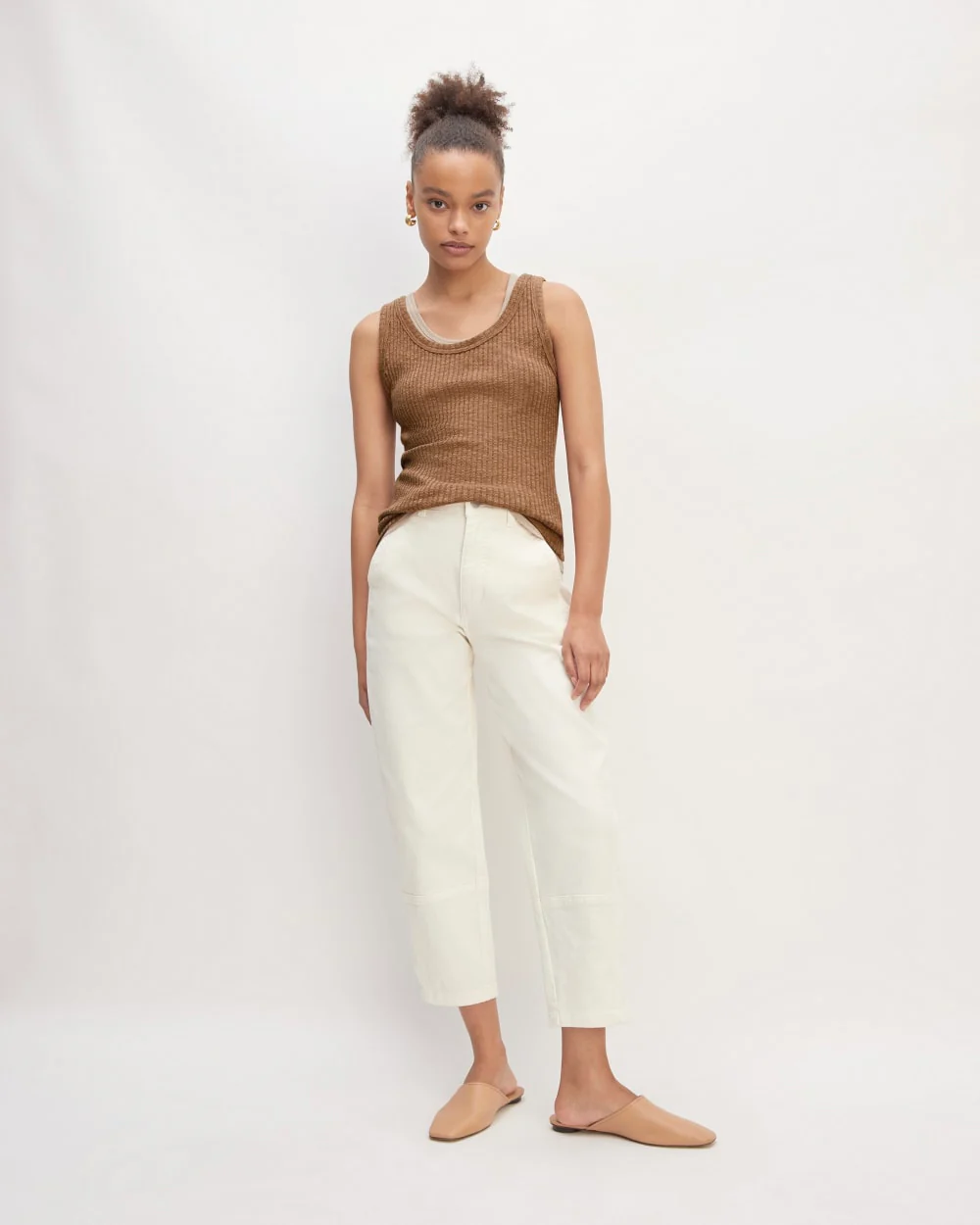 The Cozy Rib Tank | Carob Brown - Image 3