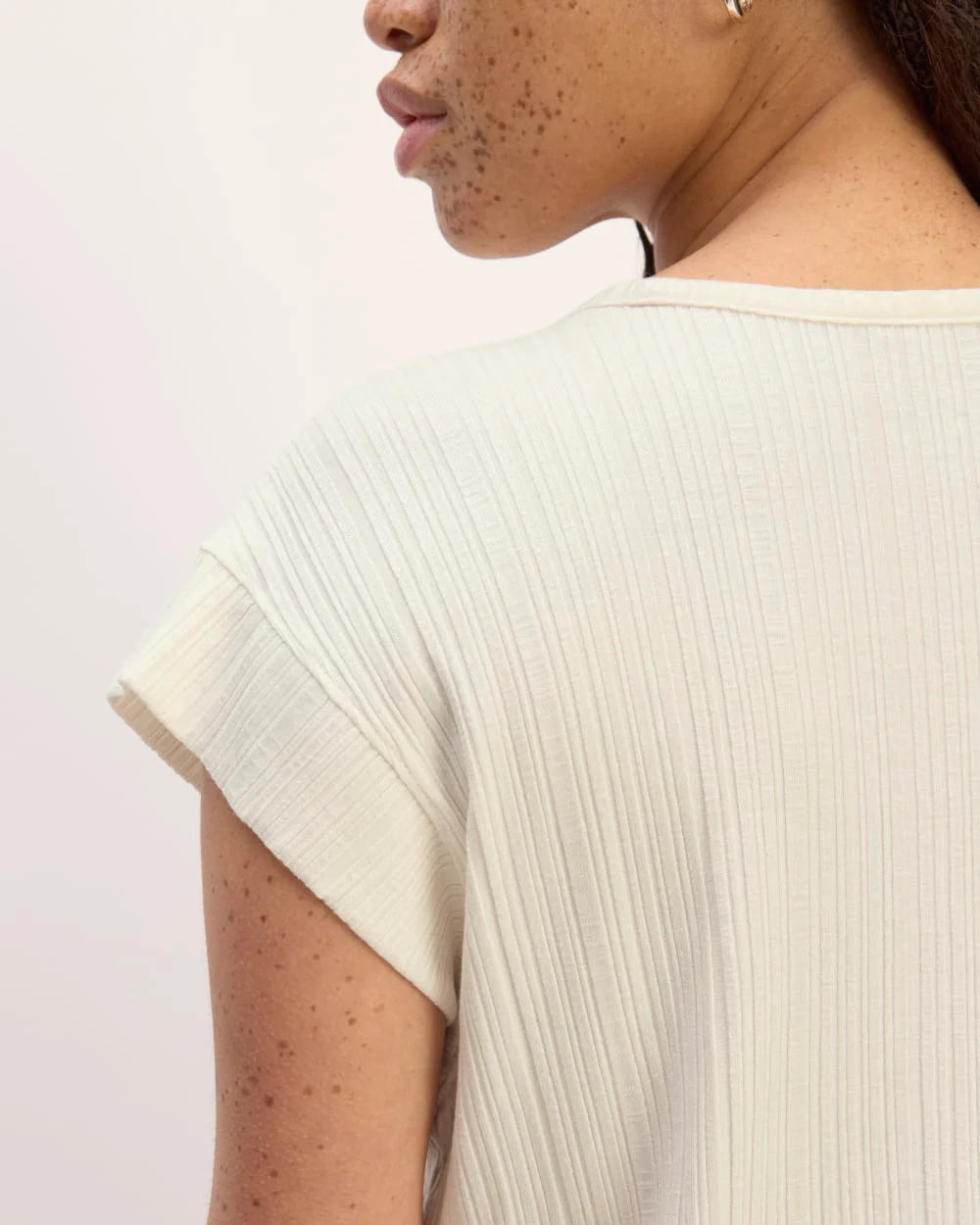 The Rib Muscle Tee | Bone - Image 5