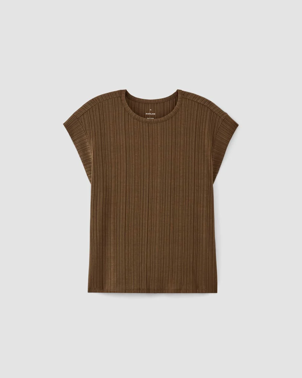 The Rib Muscle Tee | Cocoa - Image 2