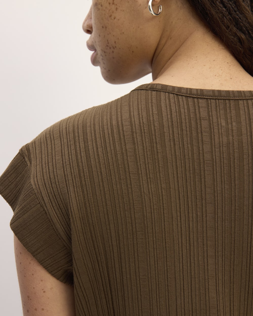 The Rib Muscle Tee | Cocoa - Image 5