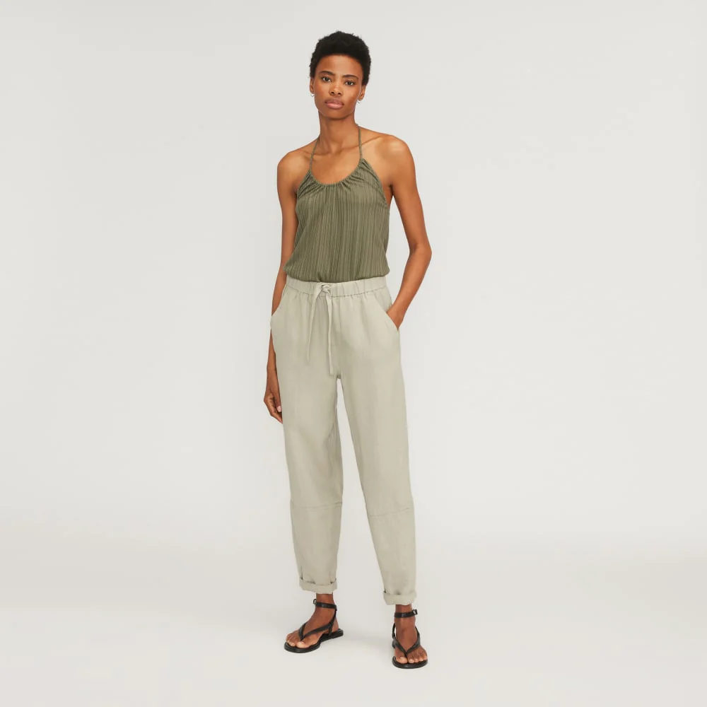 The Rib Soft Knit Halter Top | Kalamata - Image 5