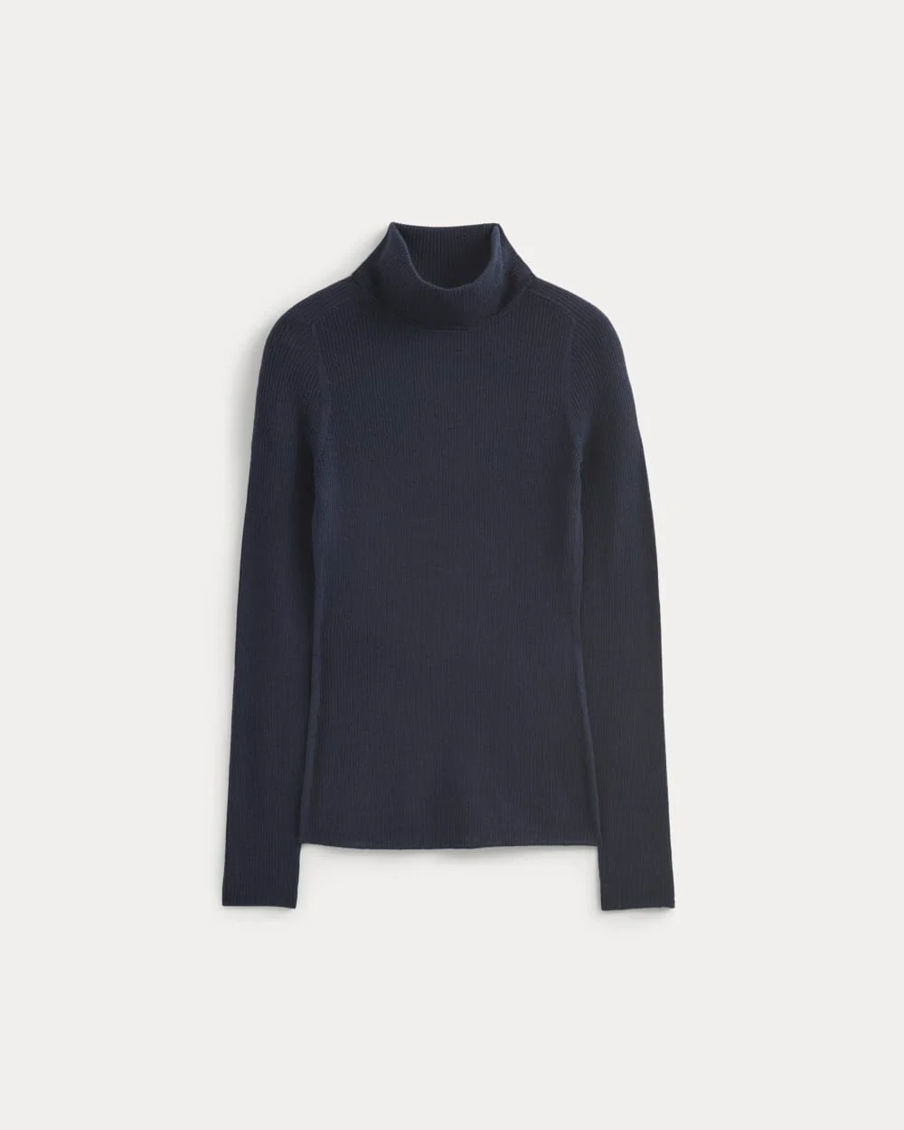 The Turtleneck in Ultrasoft Merino | Rich Navy - Image 2