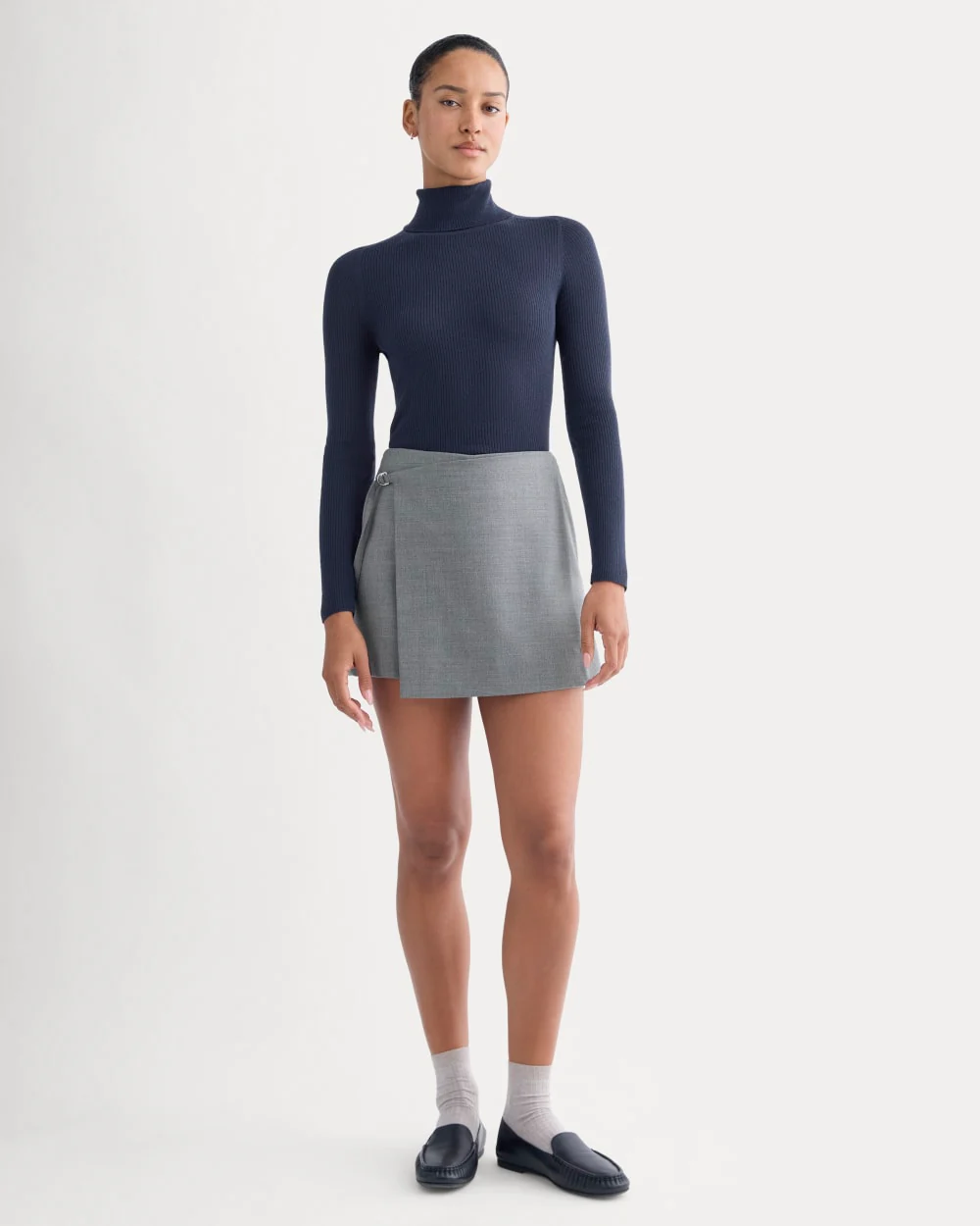 The Turtleneck in Ultrasoft Merino | Rich Navy - Image 7