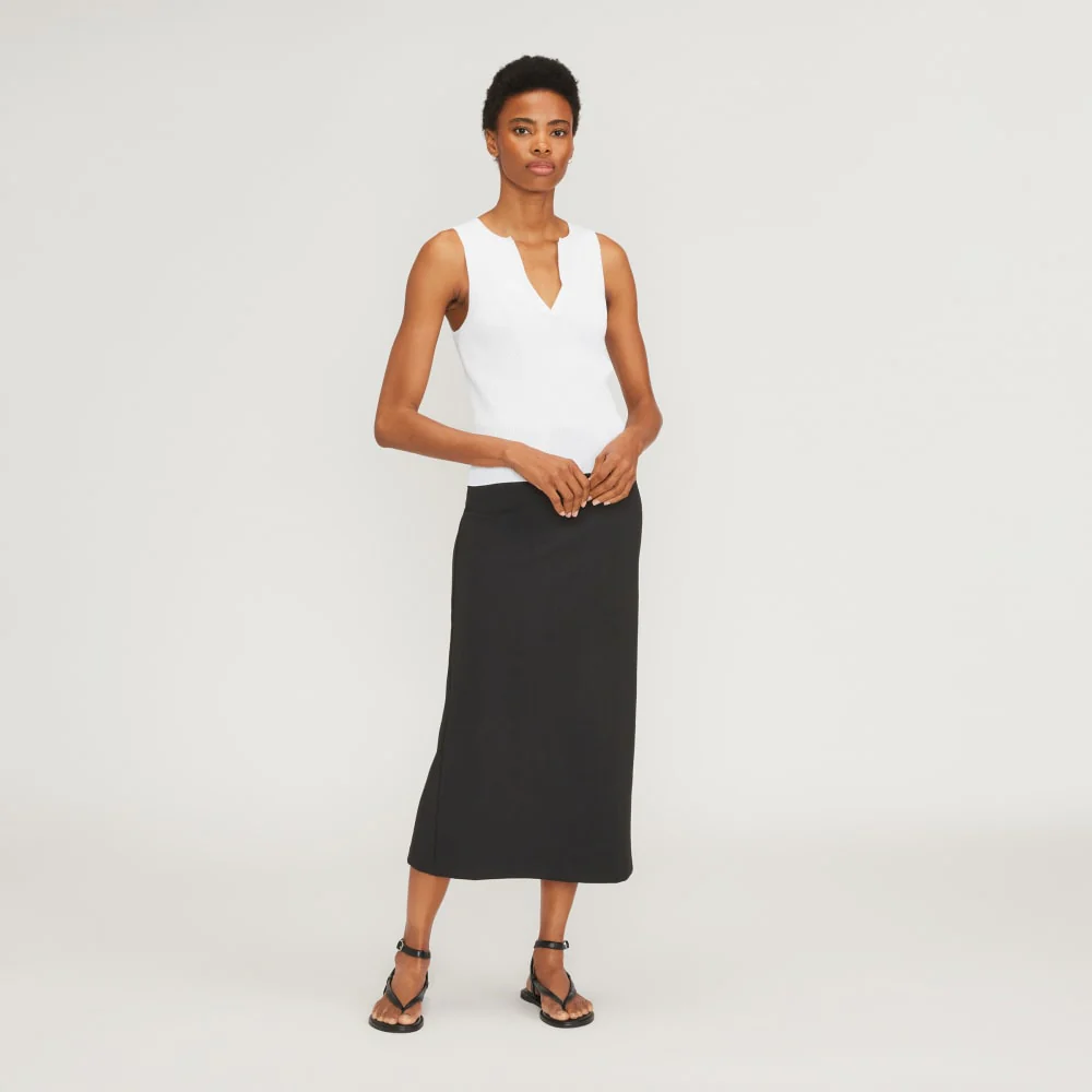 The Ribbed Cutaway Tank | White - Image 6