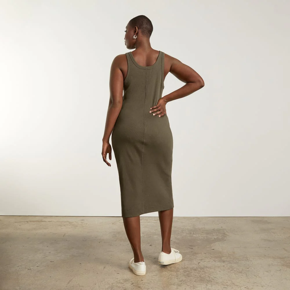 The ’90s Rib Dress | Beech - Image 3