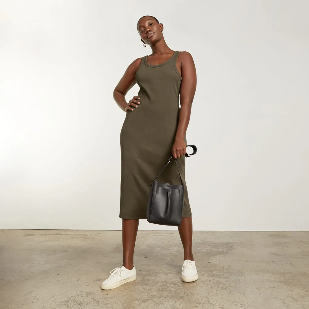 The ’90s Rib Dress | Beech - Image 6