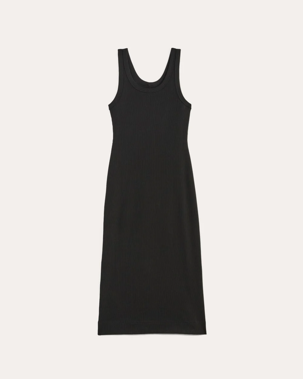 The ’90s Rib Dress | Black - Image 2
