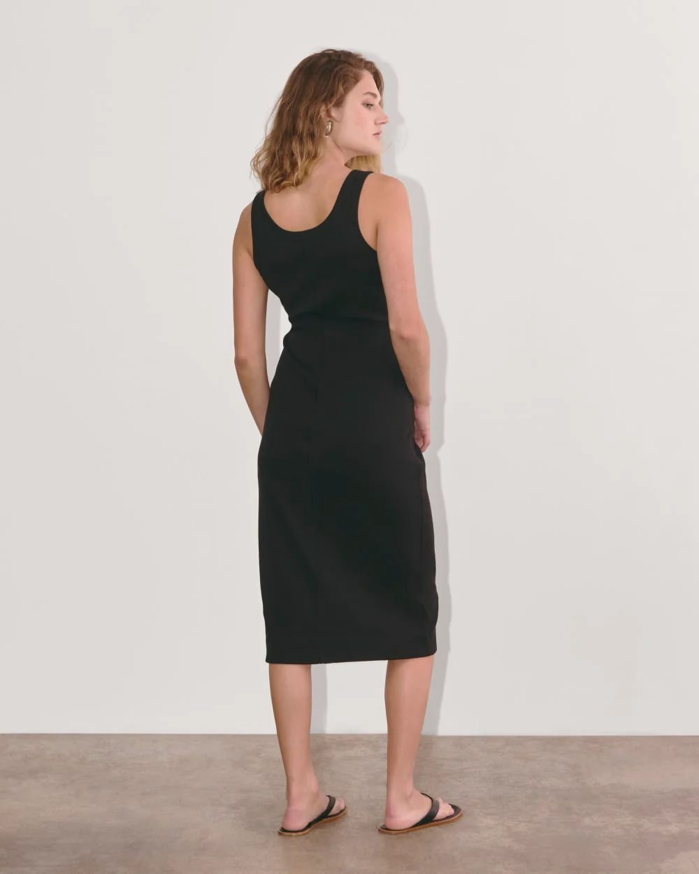The ’90s Rib Dress | Black - Image 5