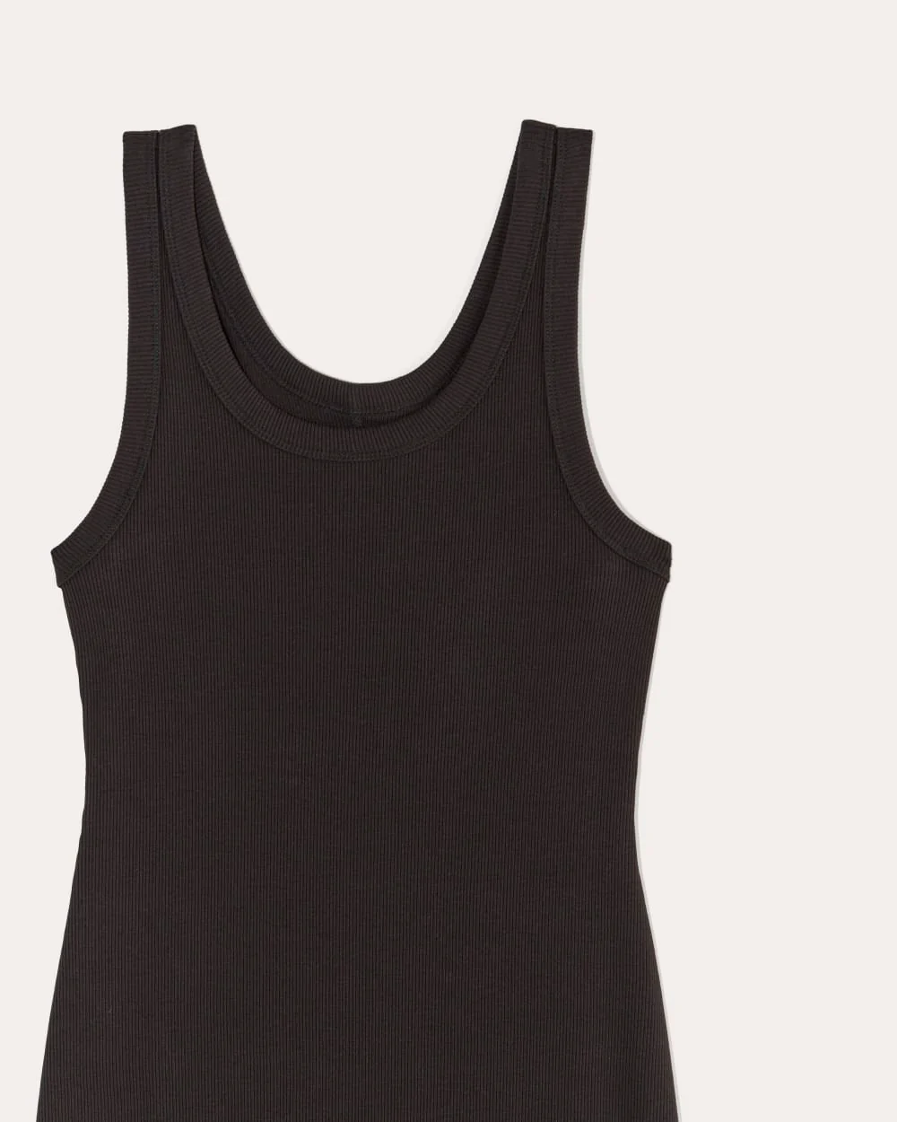 The ’90s Rib Dress | Black - Image 6