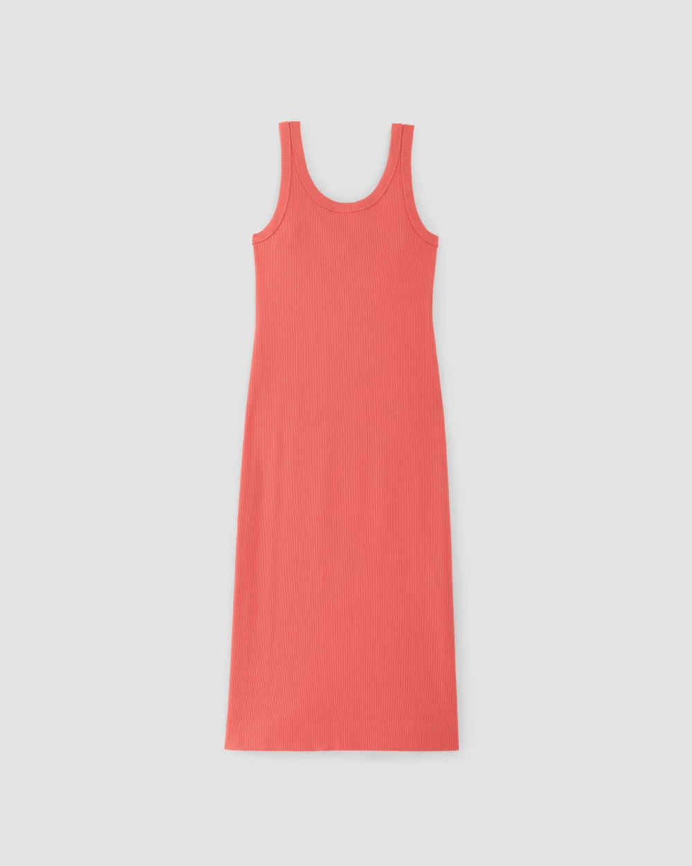 The ’90s Rib Dress | Coral - Image 2