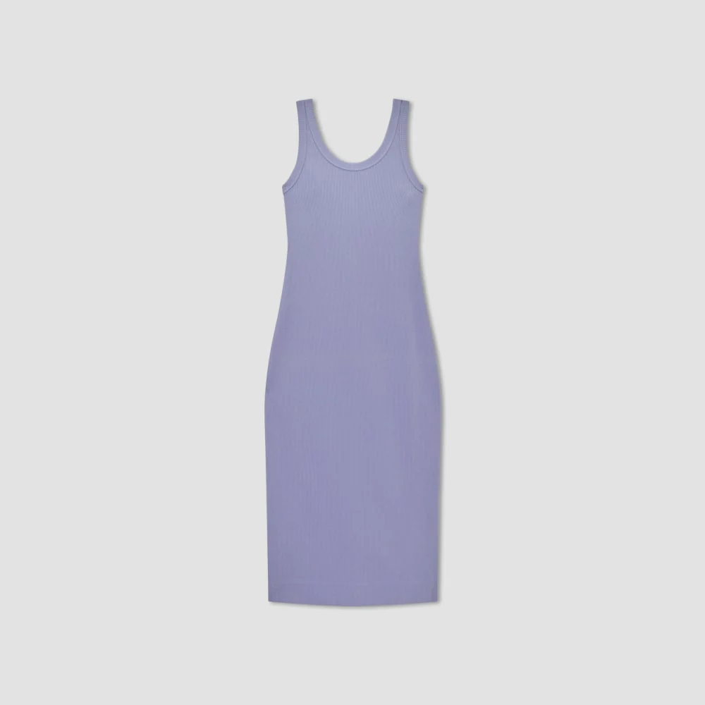 The ’90s Rib Dress | Cornflower Blue - Image 2