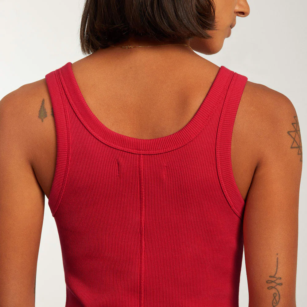 The ’90s Rib Dress | Goji Berry - Image 5
