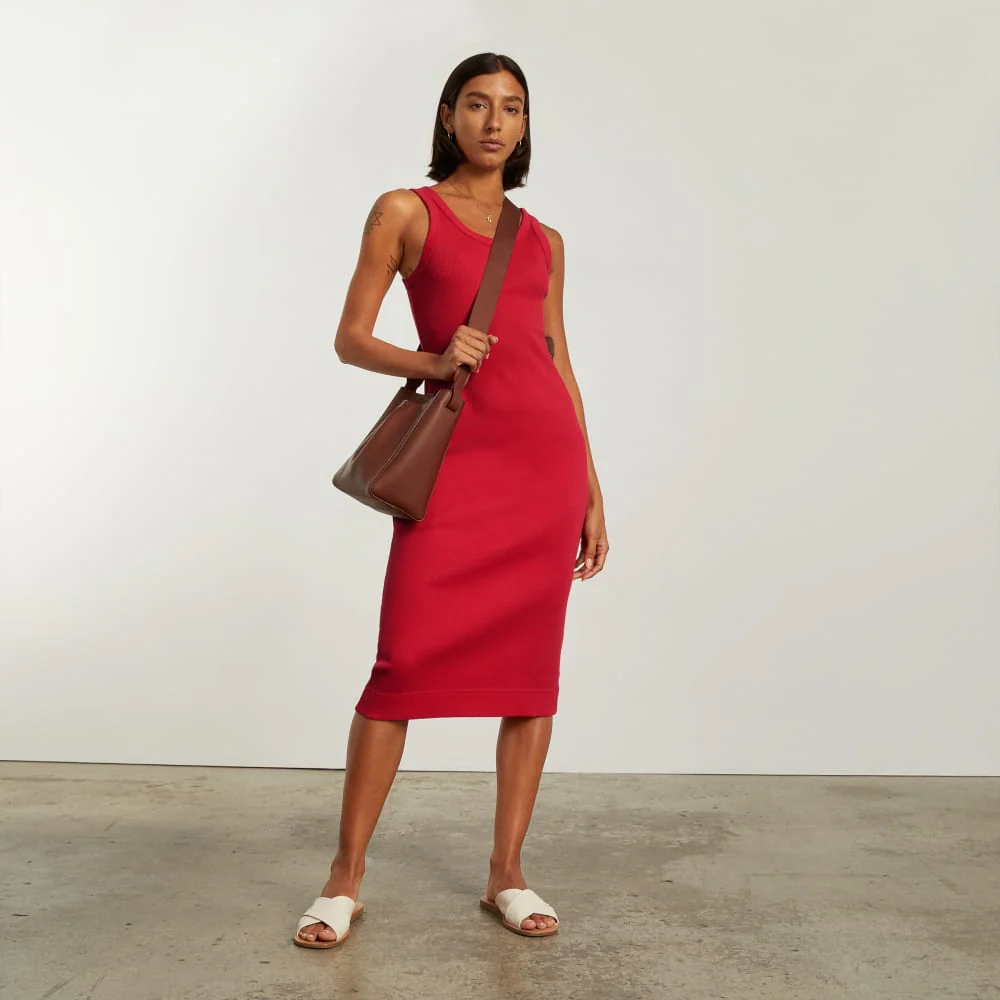 The ’90s Rib Dress | Goji Berry - Image 6