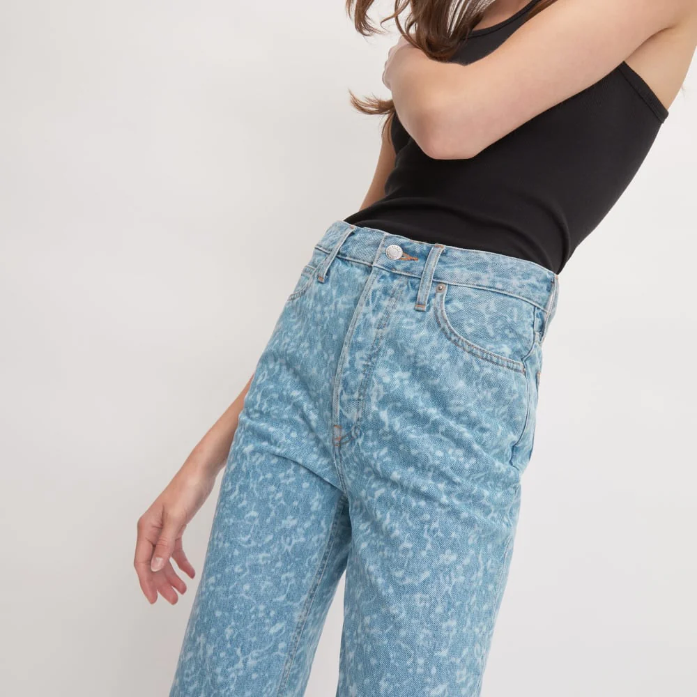 The Rigid Way-High® Jean  | Light Painterly Strokes | 27.5" Inseam - Image 4