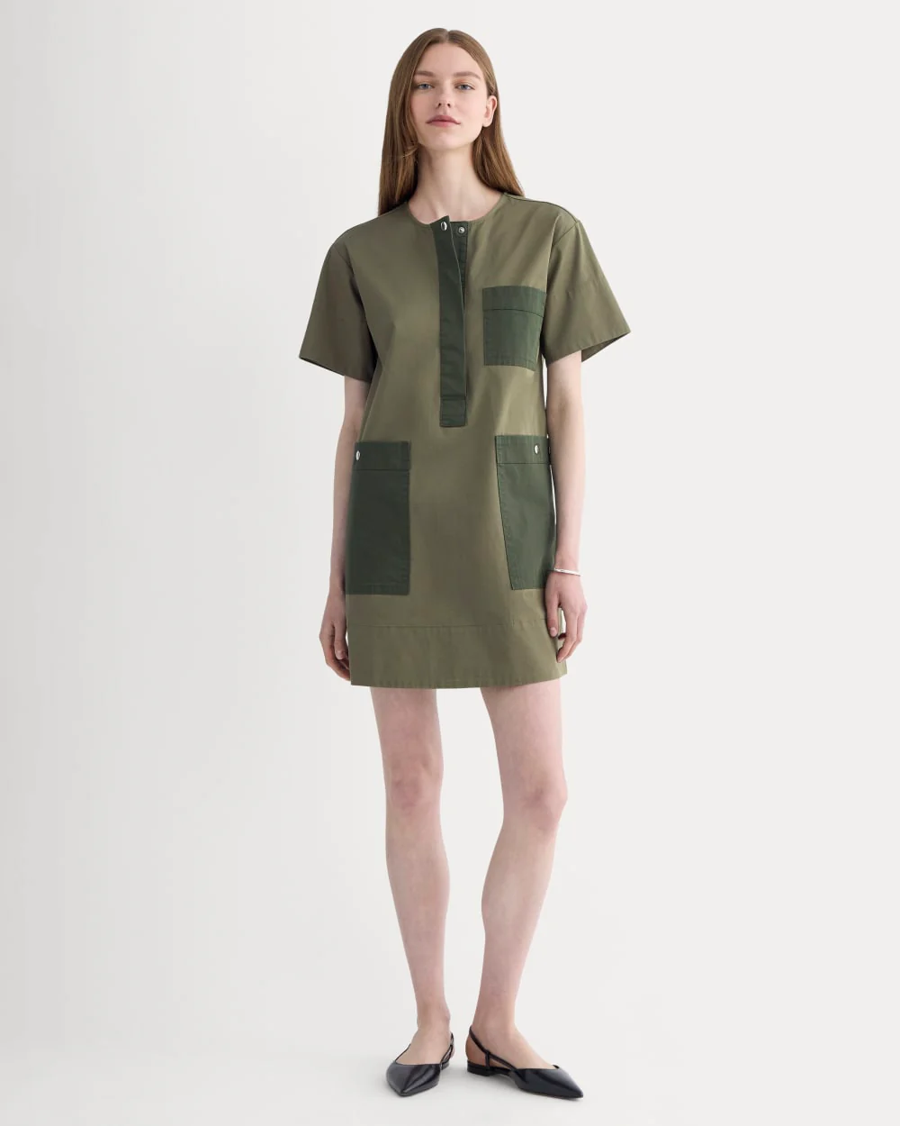The Safari Mini Dress | Kalamata / Duffel Bag