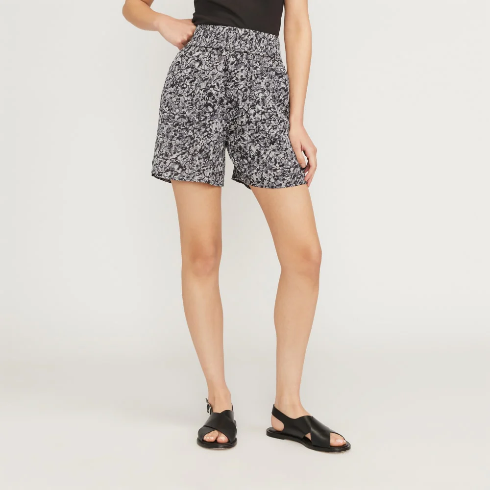The Satin Pull-On Short | Splatter