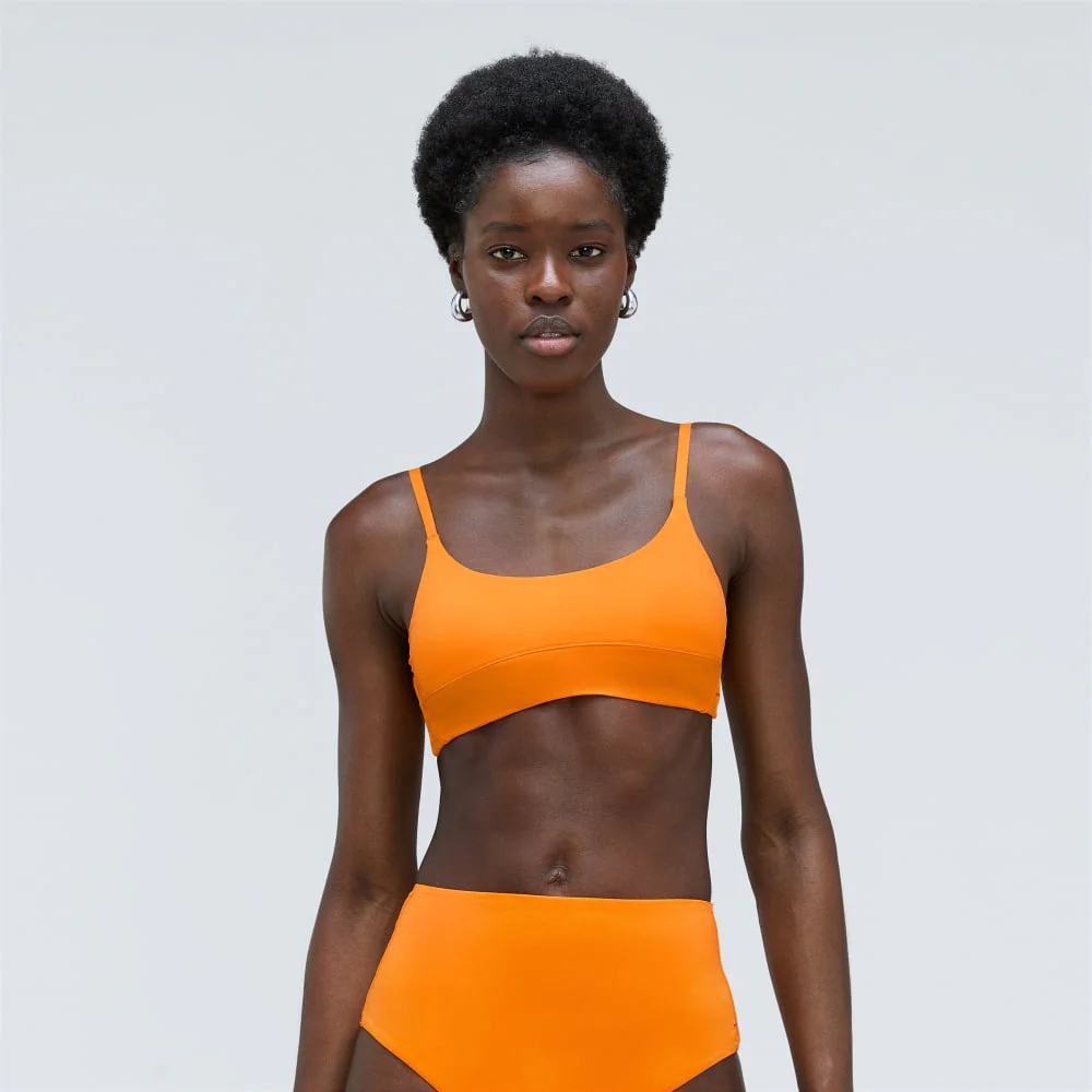 The Scoop-Neck Bikini Top | Turmeric - Image 2