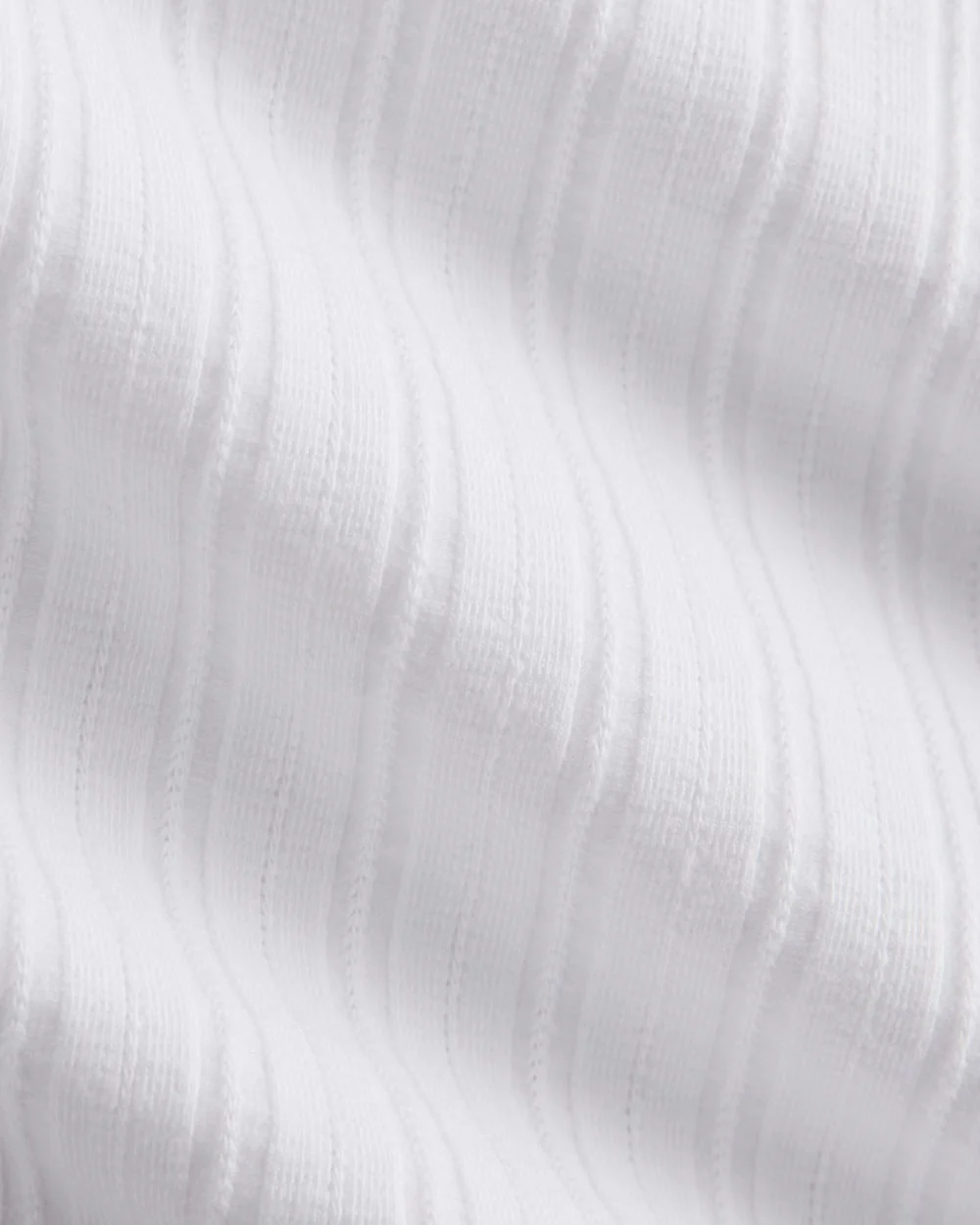 Scoop-Neck Tank in Pointelle | White - Image 5