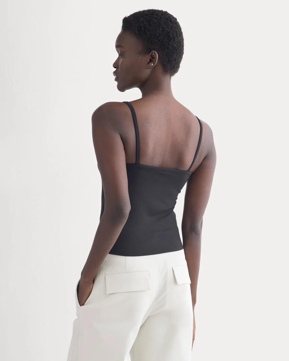 Scoopneck Cami | Black - Image 5