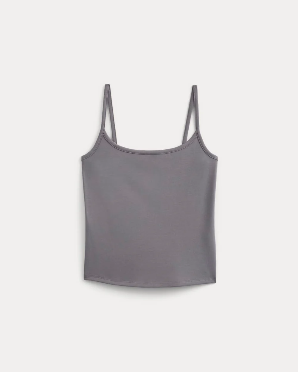 Scoopneck Cami | Charcoal Grey - Image 2