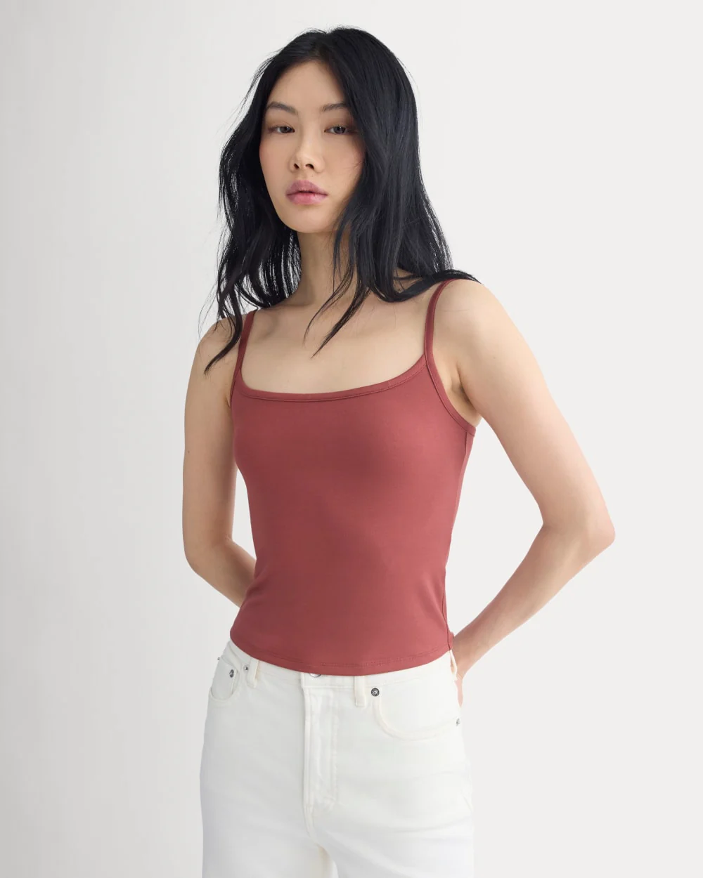 Scoopneck Cami | Henna Red