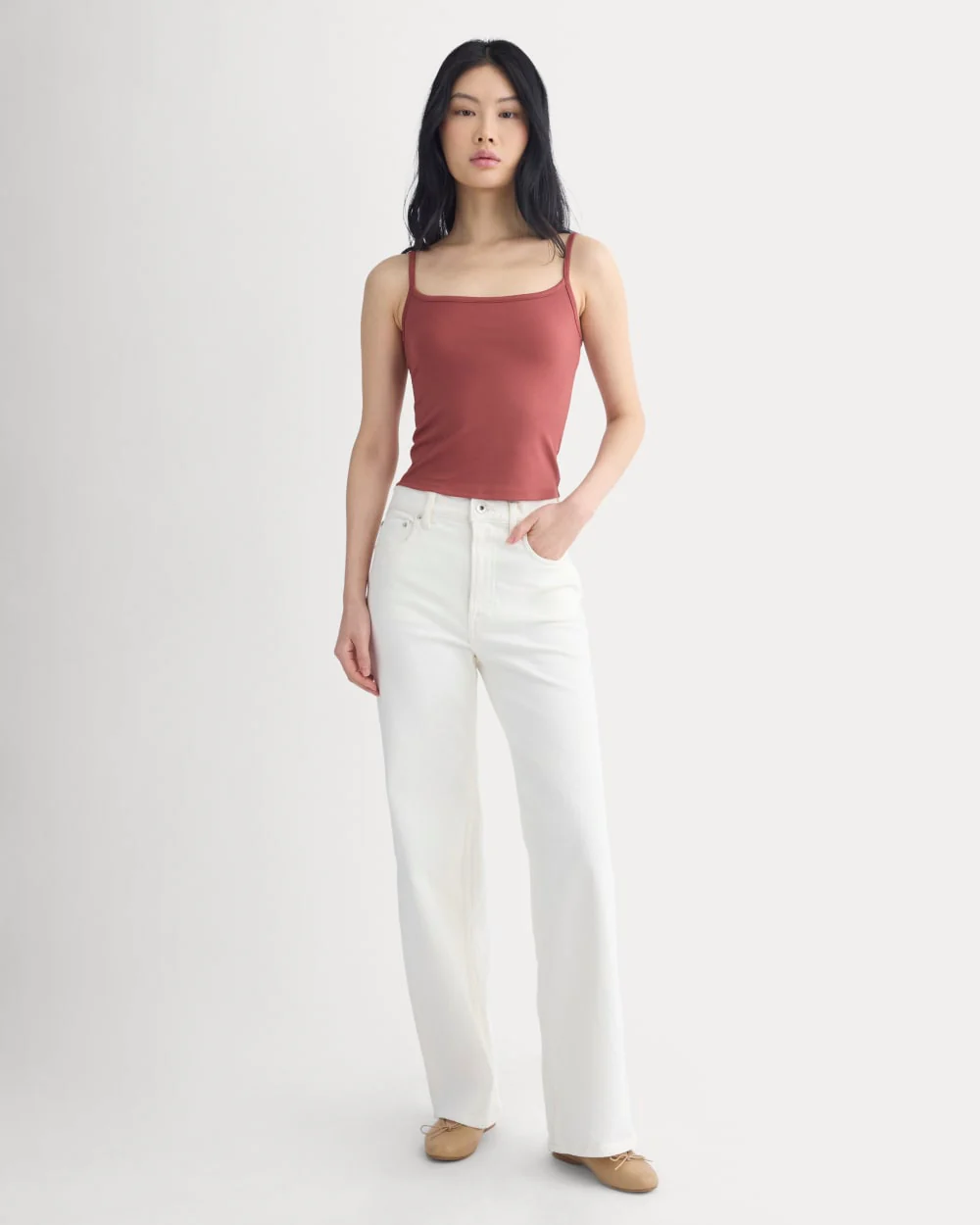 Scoopneck Cami | Henna Red - Image 3