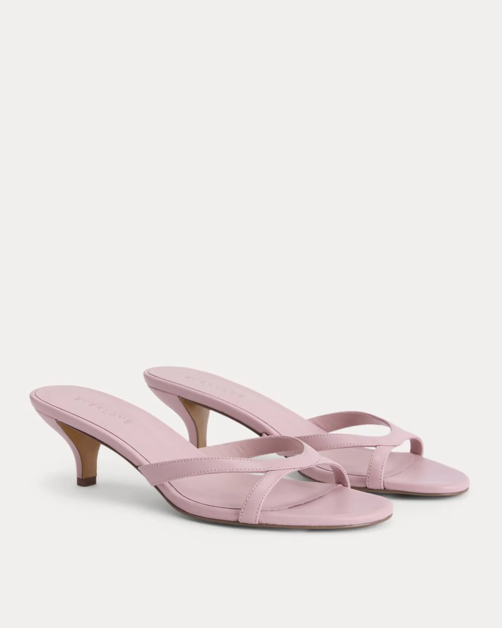 Sculpted Heel Sandal | Pale Mauve - Image 2
