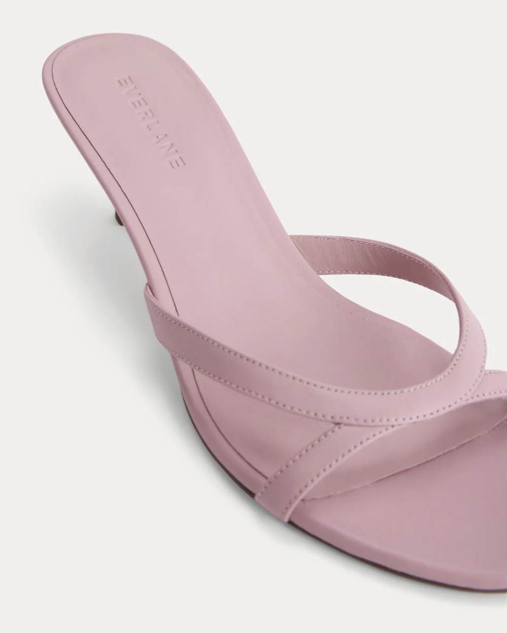 Sculpted Heel Sandal | Pale Mauve - Image 3