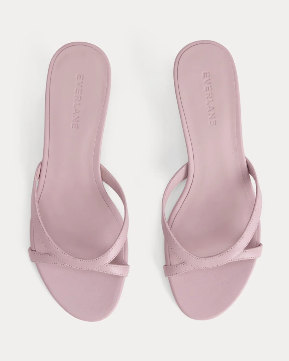 Sculpted Heel Sandal | Pale Mauve - Image 4
