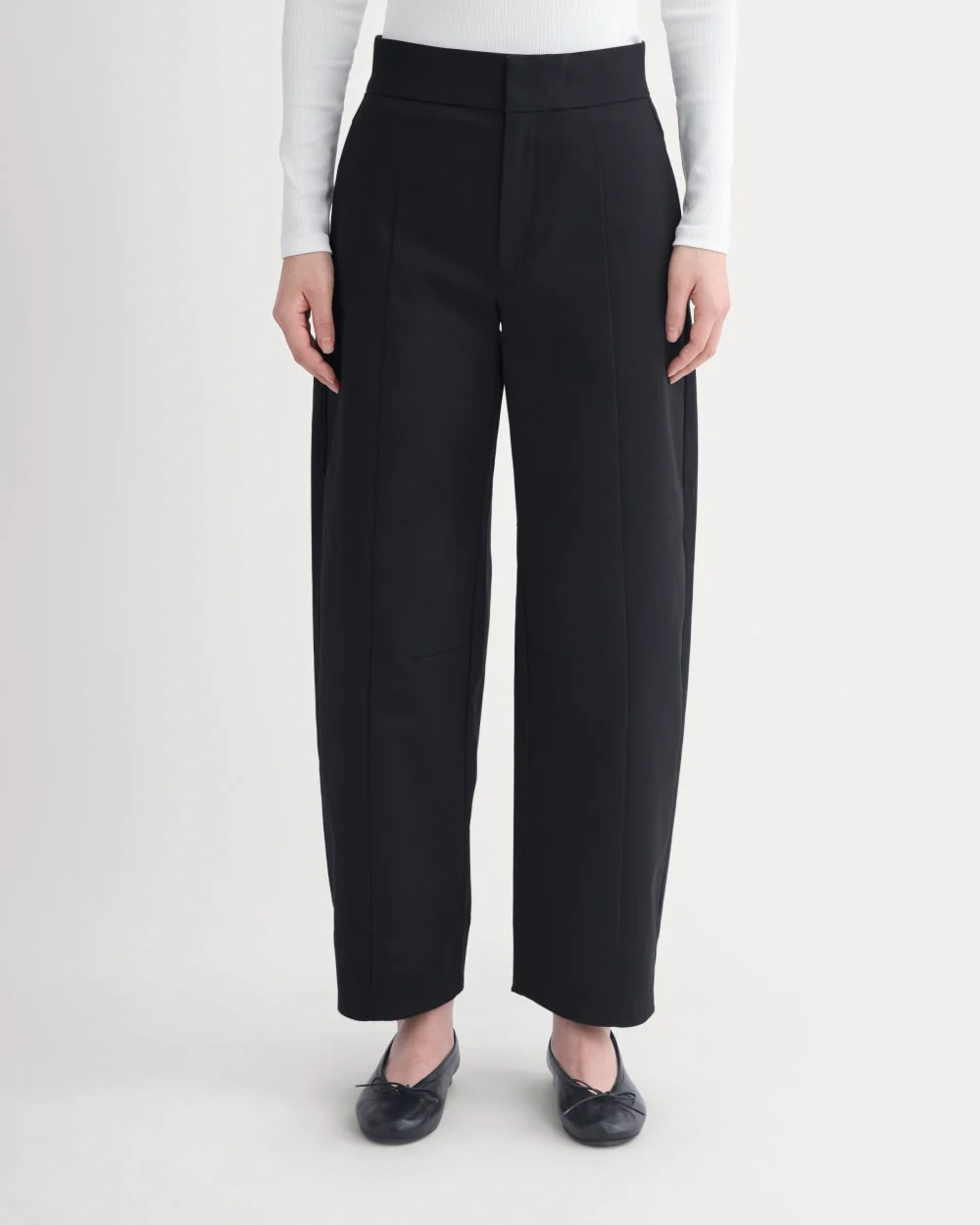 Seamed Balloon Pant | Black - Image 4