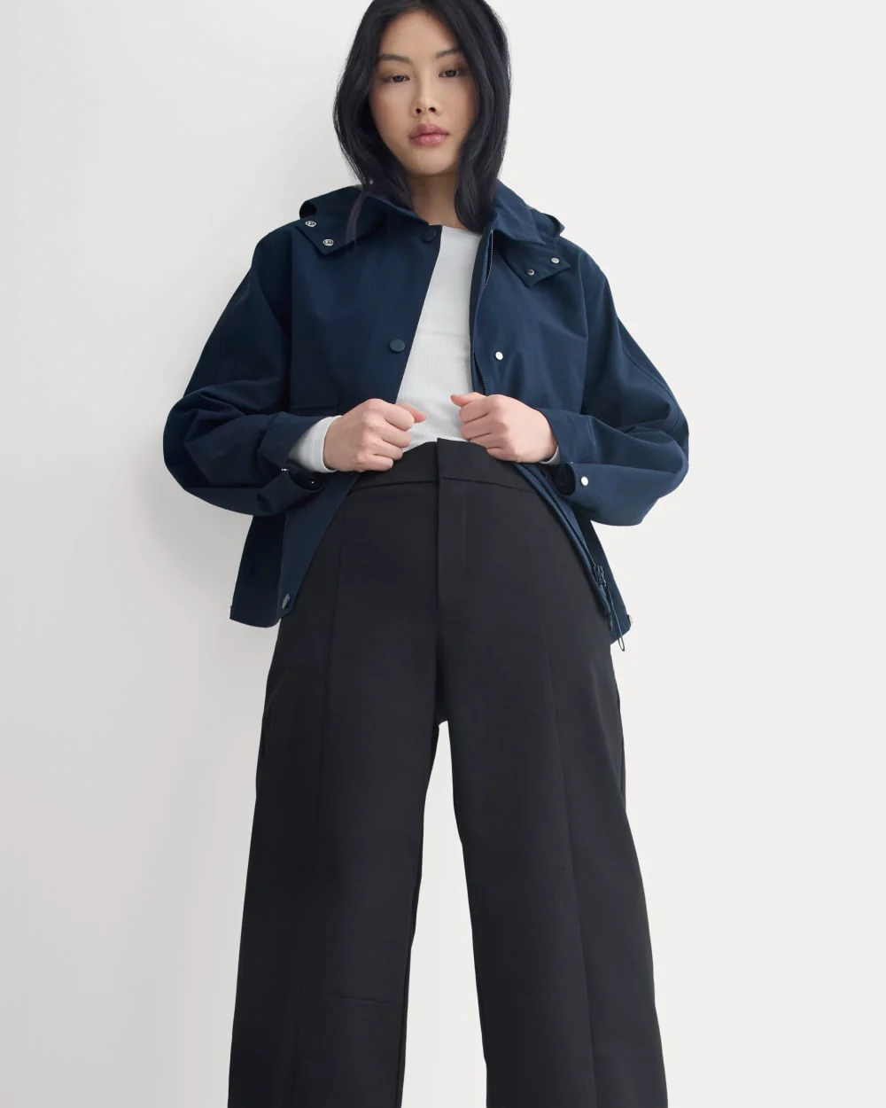 Seamed Balloon Pant | Black - Image 5