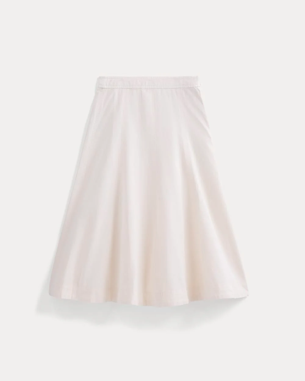 Seamed Midi Skirt | Bone - Image 2
