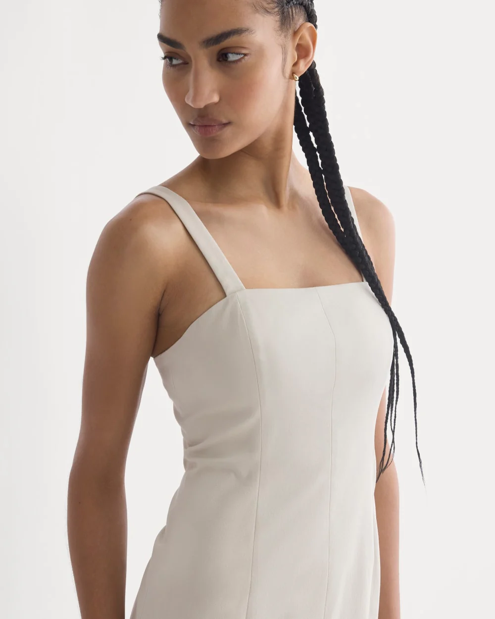 Seamed Mini Dress | Peyote - Image 5